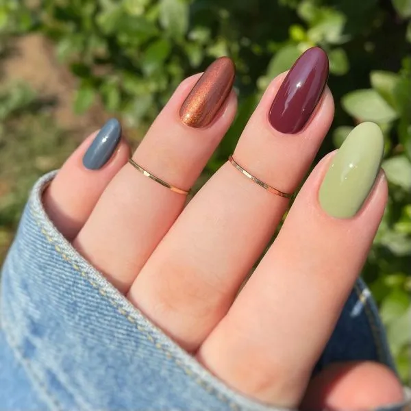 fall colors nail polish