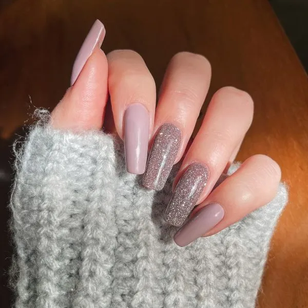 fall glitter nail polish