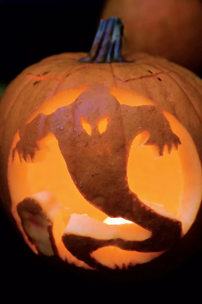 ghost for pumpkin carving