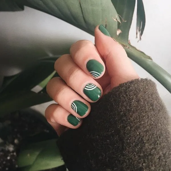 green forest nail polish