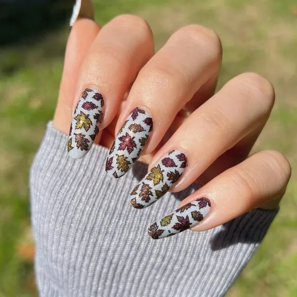 shiny maples nails